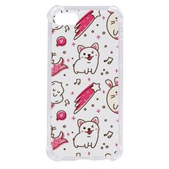 Cute-animals-seamless-pattern-kawaii-doodle-style Iphone Se by Simbadda