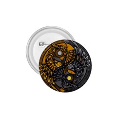 Yin-yang-owl-doodle-ornament-illustration 1 75  Buttons by Simbadda