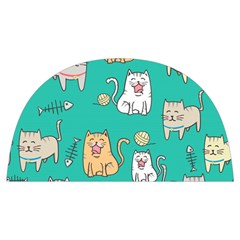 Seamless-pattern-cute-cat-cartoon-with-hand-drawn-style Anti Scalding Pot Cap by Simbadda