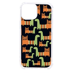 Seamless-pattern-with-cats Iphone 13 Mini Tpu Uv Print Case