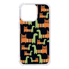 Seamless-pattern-with-cats Iphone 13 Pro Tpu Uv Print Case