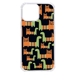 Seamless-pattern-with-cats Iphone 13 Pro Max Tpu Uv Print Case