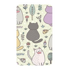 Funny Cartoon Cat Seamless Pattern Memory Card Reader (rectangular) by Simbadda