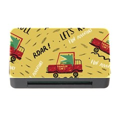 Childish-seamless-pattern-with-dino-driver Memory Card Reader With Cf