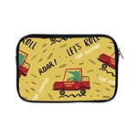 Childish-seamless-pattern-with-dino-driver Apple iPad Mini Zipper Cases Front