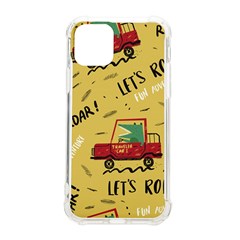 Childish-seamless-pattern-with-dino-driver Iphone 11 Pro 5 8 Inch Tpu Uv Print Case by Simbadda