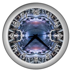 We Are The Future Wall Clock (silver) by dflcprintsclothing