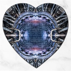 We Are The Future Jigsaw Puzzle (heart) by dflcprintsclothing