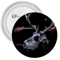 Deer Skull 3  Buttons by MonfreyCavalier