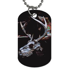 Deer Skull Dog Tag (one Side) by MonfreyCavalier