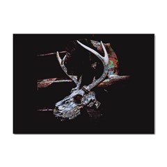 Deer Skull Sticker A4 (100 Pack) by MonfreyCavalier