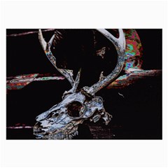 Deer Skull Large Glasses Cloth (2 Sides) by MonfreyCavalier