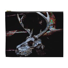 Deer Skull Cosmetic Bag (xl) by MonfreyCavalier