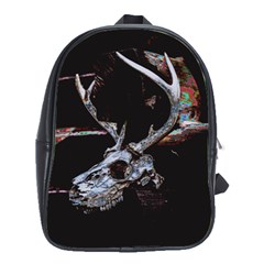 Deer Skull School Bag (large) by MonfreyCavalier