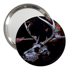 Deer Skull 3  Handbag Mirrors by MonfreyCavalier