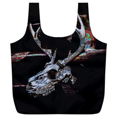 Deer Skull Full Print Recycle Bag (xl) by MonfreyCavalier