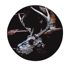 Deer Skull Mini Round Pill Box by MonfreyCavalier