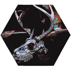 Deer Skull Wooden Puzzle Hexagon by MonfreyCavalier