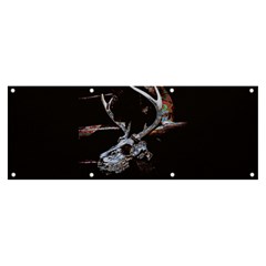 Deer Skull Banner And Sign 8  X 3  by MonfreyCavalier