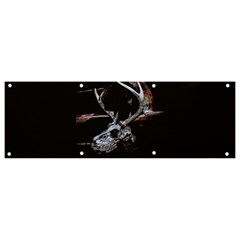 Deer Skull Banner And Sign 9  X 3 