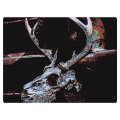 Deer Skull Premium Plush Fleece Blanket (extra Small) by MonfreyCavalier