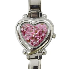 Cherry-blossoms Heart Italian Charm Watch by Excel