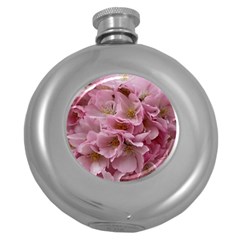 Cherry-blossoms Round Hip Flask (5 Oz) by Excel