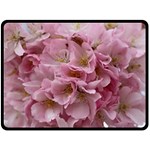 Cherry-blossoms Two Sides Fleece Blanket (Large) 80 x60  Blanket Front