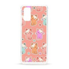 Cute-kawaii-kittens-seamless-pattern Samsung Galaxy S20 6 2 Inch Tpu Uv Case by Simbadda