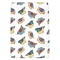 Seamless-pattern-with-hand-drawn-bird-black Removable Flap Cover (s) by Simbadda