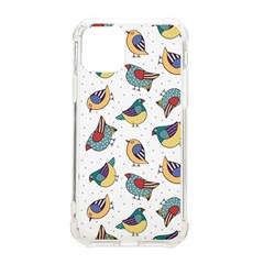 Seamless-pattern-with-hand-drawn-bird-black Iphone 11 Pro 5 8 Inch Tpu Uv Print Case by Simbadda