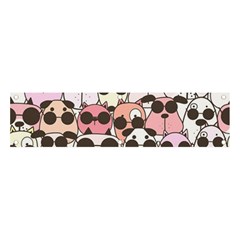 Cute-dog-seamless-pattern-background Banner And Sign 4  X 1  by Simbadda