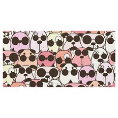 Cute-dog-seamless-pattern-background Banner And Sign 4  X 2  by Simbadda