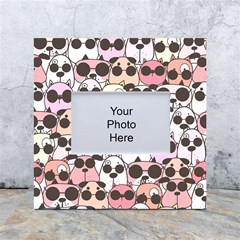 Cute-dog-seamless-pattern-background White Box Photo Frame 4  X 6  by Simbadda