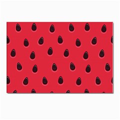 Seamless-watermelon-surface-texture Postcards 5  X 7  (pkg Of 10) by Simbadda