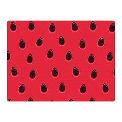 Seamless-watermelon-surface-texture Two Sides Premium Plush Fleece Blanket (mini) by Simbadda