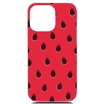 Seamless-watermelon-surface-texture iPhone 14 Pro Max Black UV Print Case Front