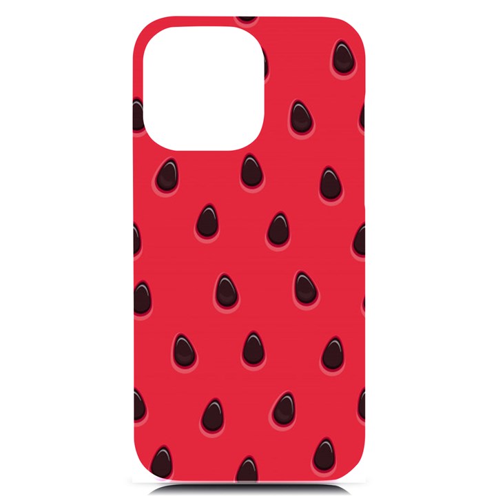 Seamless-watermelon-surface-texture iPhone 14 Pro Max Black UV Print Case