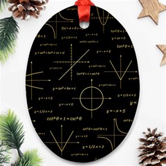 Abstract-math Pattern Ornament (Oval)