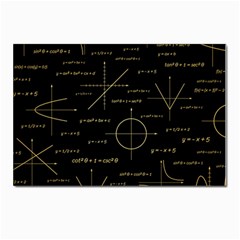 Abstract-math Pattern Postcards 5  x 7  (Pkg of 10)