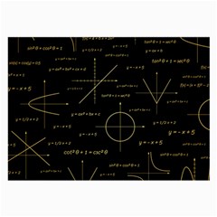 Abstract-math Pattern Large Glasses Cloth