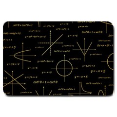 Abstract-math Pattern Large Doormat