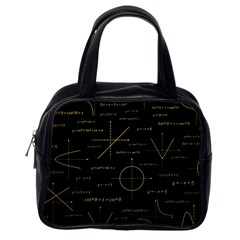 Abstract-math Pattern Classic Handbag (One Side)