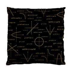 Abstract-math Pattern Standard Cushion Case (One Side)