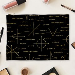 Abstract-math Pattern Cosmetic Bag (XL)