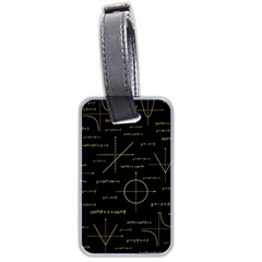 Abstract-math Pattern Luggage Tag (two sides)