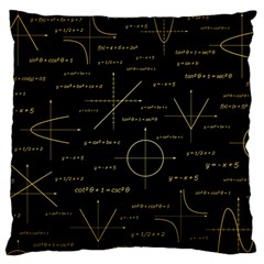 Abstract-math Pattern Standard Premium Plush Fleece Cushion Case (two Sides) by Simbadda