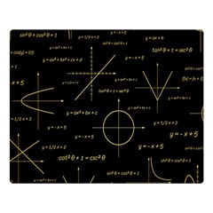 Abstract-math Pattern Two Sides Premium Plush Fleece Blanket (Large)