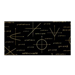 Abstract-math Pattern Satin Wrap 35  x 70 