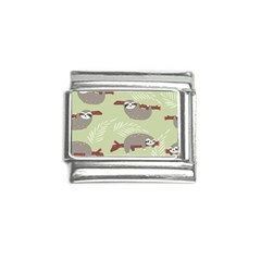 Sloths-pattern-design Italian Charm (9mm) by Simbadda